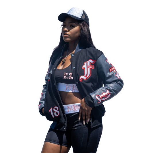 "π± ππππππππππ" Varsity Jacket